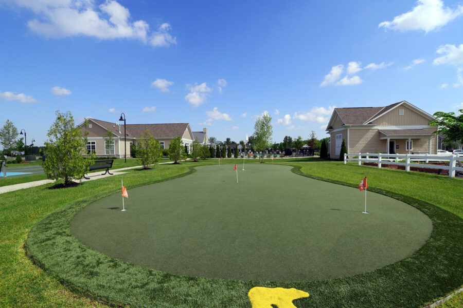 Putting Green at Orange Grand Apartment at Orange Grand Apartments for rent in Lewis Center, OH